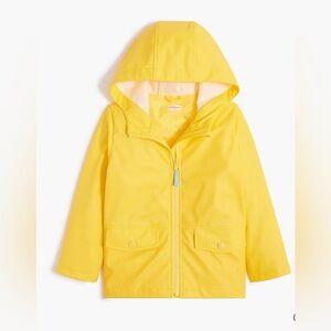 J Crew Crewcuts girls yellow raincoat in warm sun NEW size XL (age 12/14)
